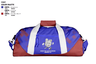 Duffle Bag, ROUND THE CLOCK PLUMBING, , Teamtime, Team time, sublimation, custom sports apparel, team uniforms, spirit wear, spiritwear, sports uniforms, custom shirts, team store, custom team store, fundraiser sports, apparel fundraiser
