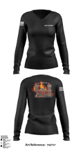 3rd Platoon 81914582 Women's Long Sleeve V-neck Shirt - 49
