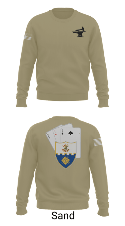 Anvil company, 2-22 Infantry 69124042 Crew Neck Sweatshirt - 12