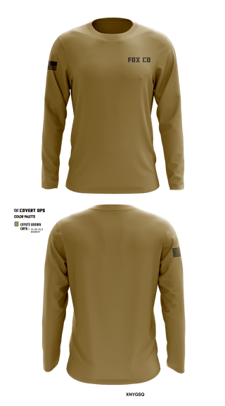 Long Sleeve Performance Shirt, FOX CO, Marines, Teamtime, Team time, sublimation, custom sports apparel, team uniforms, spirit wear, spiritwear, sports uniforms, custom shirts, team store, custom team store, fundraiser sports, apparel fundraiser