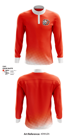 Quarter Zip Jacket, Ogilvie High School Volleyball, Men's Volleyball, Teamtime, Team time, sublimation, custom sports apparel, team uniforms, spirit wear, spiritwear, sports uniforms, custom shirts, team store, custom team store, fundraiser sports, apparel fundraiser