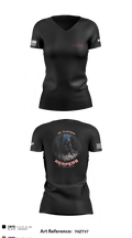 49th A co 1st Platoon REAPERS 78641109 Women's Short Sleeve V-neck Shirt - 2