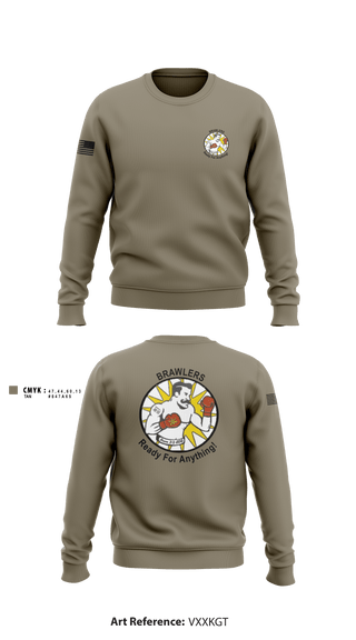 Crew Neck Sweatshirt, , Army, Teamtime, Team time, sublimation, custom sports apparel, team uniforms, spirit wear, spiritwear, sports uniforms, custom shirts, team store, custom team store, fundraiser sports, apparel fundraiser