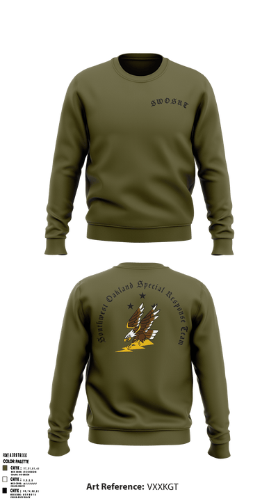 Southwest Oakland Special Response Team 47752248 Crew Neck Sweatshirt - 2