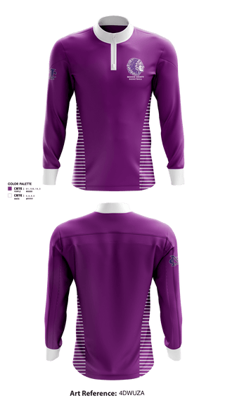 Quarter Zip Jacket, Marion County High School Basketball, Women's Basketball, Teamtime, Team time, sublimation, custom sports apparel, team uniforms, spirit wear, spiritwear, sports uniforms, custom shirts, team store, custom team store, fundraiser sports, apparel fundraiser