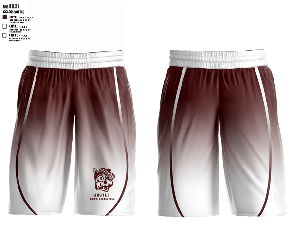 Mens Reversible Basketball Shorts, Argyle Central High School Basketball, Men's Basketball, Teamtime, Team time, sublimation, custom sports apparel, team uniforms, spirit wear, spiritwear, sports uniforms, custom shirts, team store, custom team store, fundraiser sports, apparel fundraiser