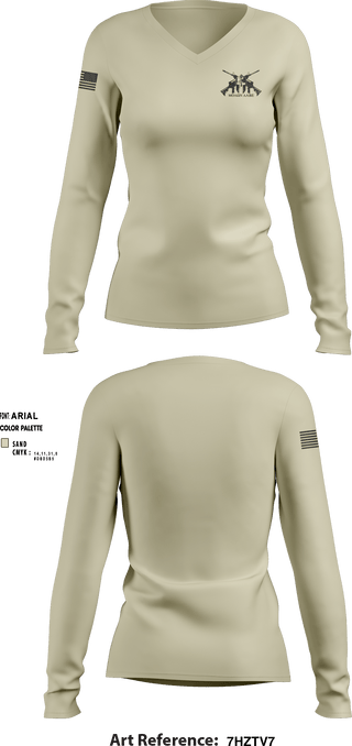 Women's Long Sleeve Vneck Shirt, JCSE, Army, Teamtime, Team time, sublimation, custom sports apparel, team uniforms, spirit wear, spiritwear, sports uniforms, custom shirts, team store, custom team store, fundraiser sports, apparel fundraiser