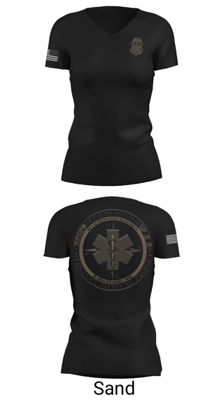 Women's Short Sleeve Vneck Shirt, , Police, Teamtime, Team time, sublimation, custom sports apparel, team uniforms, spirit wear, spiritwear, sports uniforms, custom shirts, team store, custom team store, fundraiser sports, apparel fundraiser