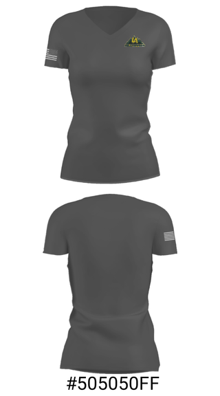Women's Short Sleeve Vneck Shirt, Los Alamos High School Golf, Golf, Teamtime, Team time, sublimation, custom sports apparel, team uniforms, spirit wear, spiritwear, sports uniforms, custom shirts, team store, custom team store, fundraiser sports, apparel fundraiser