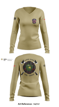 Dow 86235306 Women's Long Sleeve V-neck Shirt - 2