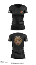 Spartan 1-9 8971871 Women's Short Sleeve V-neck Shirt - 1
