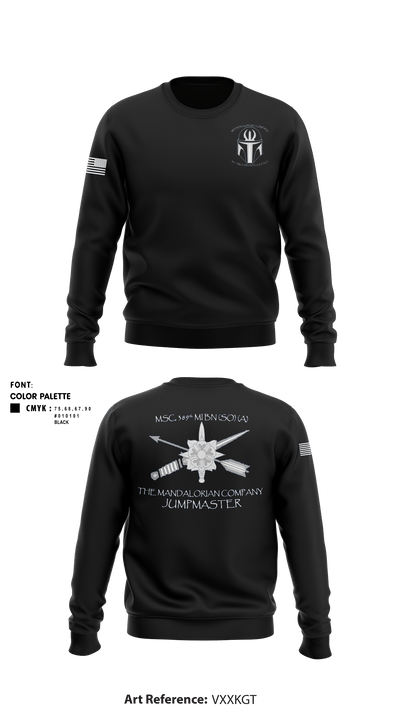 MSC 389th MI BN (SO) (A) 35905800 Crew Neck Sweatshirt - 3