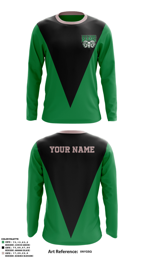 Long Sleeve Performance Shirt, Westmoor Rams, Baseball, Teamtime, Team time, sublimation, custom sports apparel, team uniforms, spirit wear, spiritwear, sports uniforms, custom shirts, team store, custom team store, fundraiser sports, apparel fundraiser