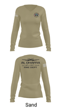 ADAB Fire 68876510 Women's Long Sleeve V-neck Shirt - 42