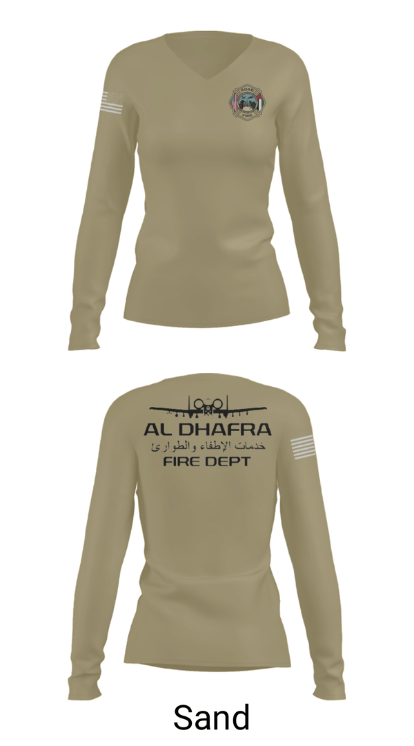 Women's Long Sleeve Vneck Shirt, , Fire Department, Teamtime, Team time, sublimation, custom sports apparel, team uniforms, spirit wear, spiritwear, sports uniforms, custom shirts, team store, custom team store, fundraiser sports, apparel fundraiser