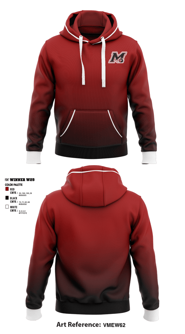 Hoodie, Myrtle Attendance Center Junior High School, Men's Volleyball, Teamtime, Team time, sublimation, custom sports apparel, team uniforms, spirit wear, spiritwear, sports uniforms, custom shirts, team store, custom team store, fundraiser sports, apparel fundraiser