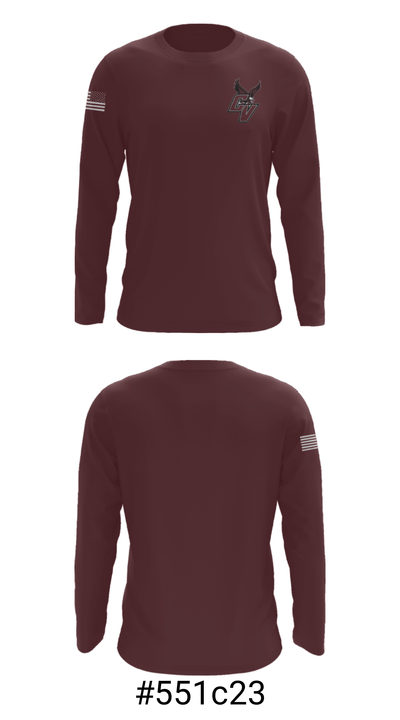 Chattanooga Valley Middle School Basketball 24741266 Long Sleeve Performance Shirt - 18
