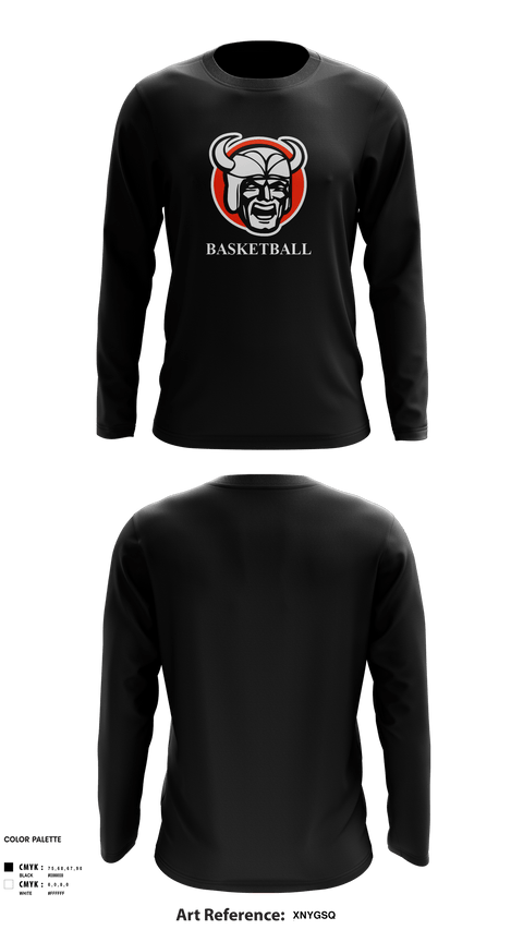 Long Sleeve Performance Shirt, Hoover hoops, Men's Basketball, Teamtime, Team time, sublimation, custom sports apparel, team uniforms, spirit wear, spiritwear, sports uniforms, custom shirts, team store, custom team store, fundraiser sports, apparel fundraiser