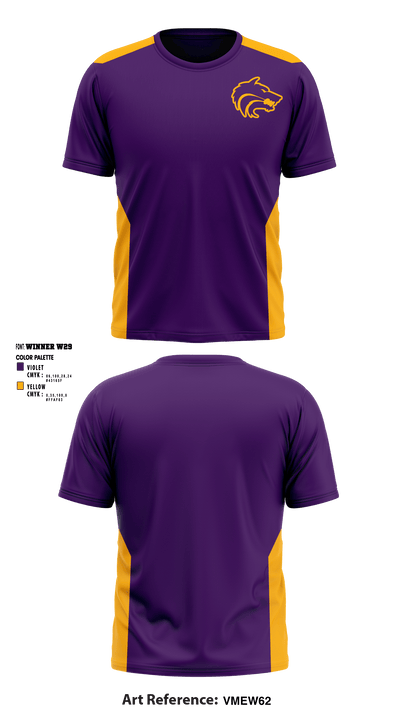 Bay City Central High School Soccer 52212503 Short Sleeve Performance Shirt - 1
