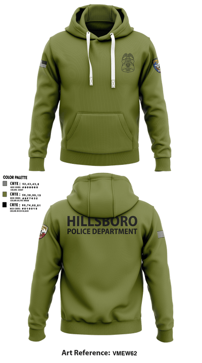 Hillsboro Police Department 31441057 Hoodie - 5