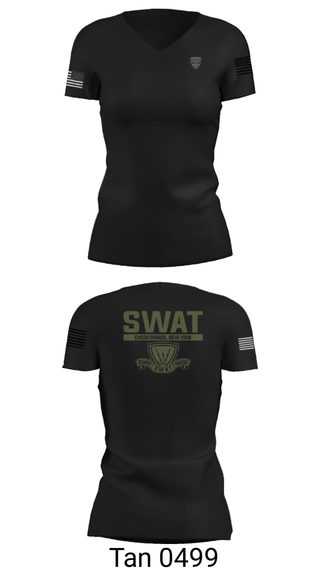 Women's Short Sleeve Vneck Shirt, , Police, Teamtime, Team time, sublimation, custom sports apparel, team uniforms, spirit wear, spiritwear, sports uniforms, custom shirts, team store, custom team store, fundraiser sports, apparel fundraiser