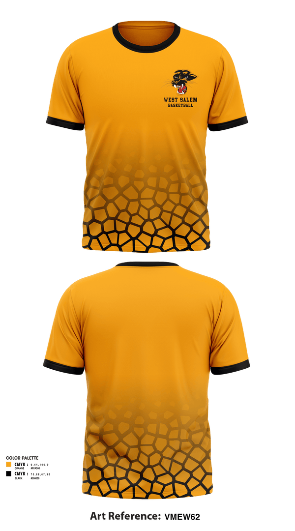 Short Sleeve Performance Shirt, West Salem High School Basketball, Men's Basketball, Teamtime, Team time, sublimation, custom sports apparel, team uniforms, spirit wear, spiritwear, sports uniforms, custom shirts, team store, custom team store, fundraiser sports, apparel fundraiser