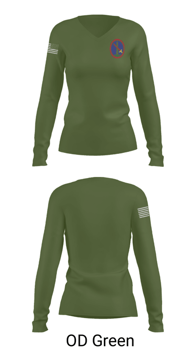 12th AVN BN 38693082 Women's Long Sleeve V-neck Shirt - 31