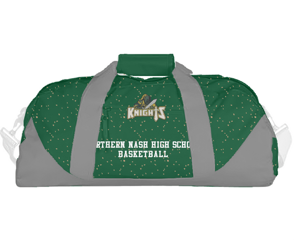Duffle Bag, Northern Nash High School Basketball, Women's Basketball, Teamtime, Team time, sublimation, custom sports apparel, team uniforms, spirit wear, spiritwear, sports uniforms, custom shirts, team store, custom team store, fundraiser sports, apparel fundraiser