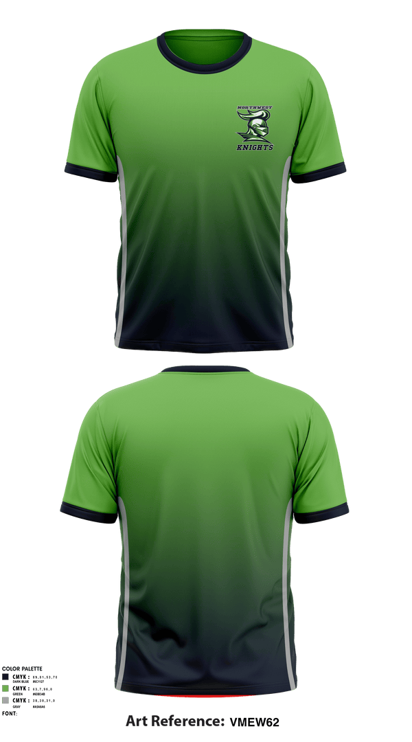Short Sleeve Performance Shirt, Northwest Knights, Football, Teamtime, Team time, sublimation, custom sports apparel, team uniforms, spirit wear, spiritwear, sports uniforms, custom shirts, team store, custom team store, fundraiser sports, apparel fundraiser