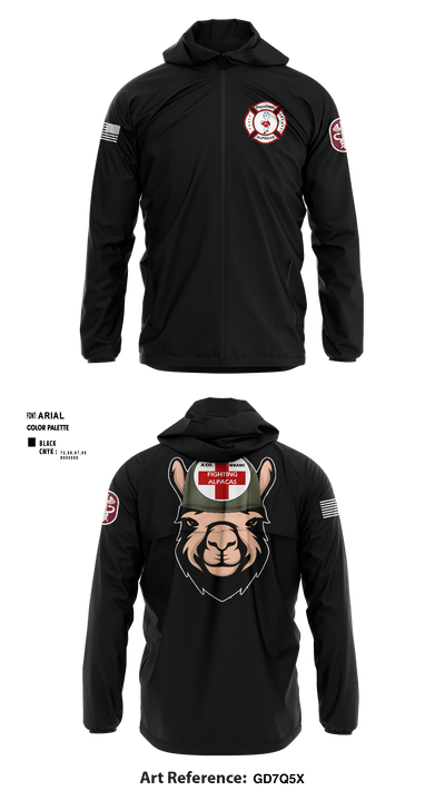Alpha Company, WBAMC 94187438 Windbreaker - 6