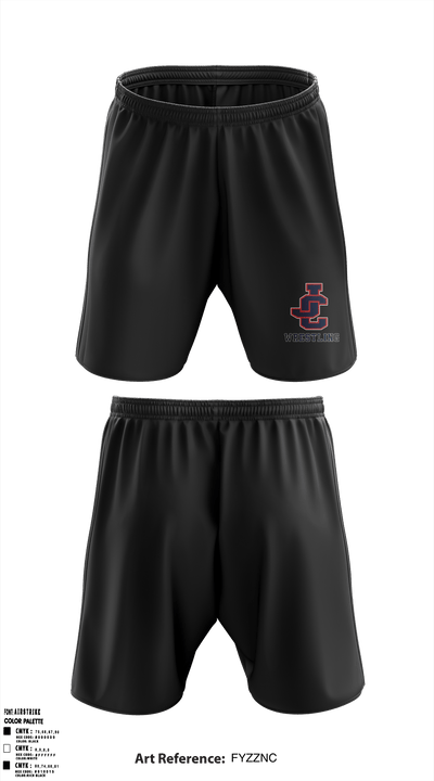 Jefferson County High School Wrestling 39623353 Athletic Shorts With Pockets - 26