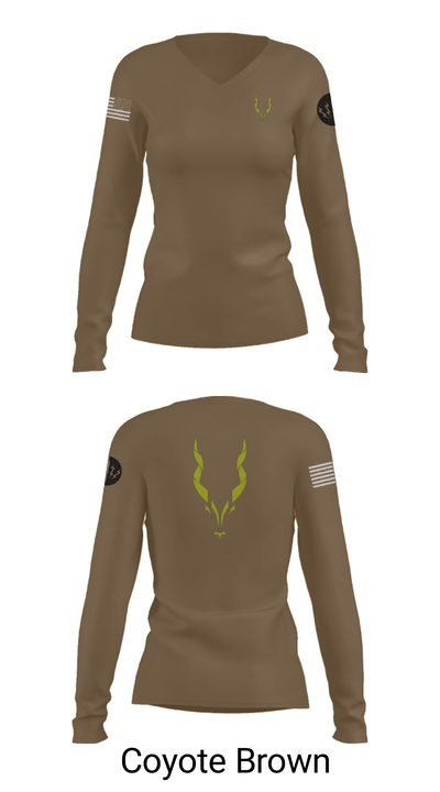 R58 19077757 Women's Long Sleeve V-neck Shirt - 37