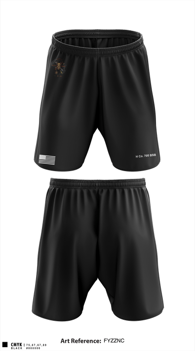 H Co 700 BSB, 1-179 FSC 68913426 Athletic Shorts With Pockets - 1