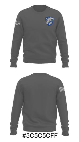 Crew Neck Sweatshirt, North Harrison High School Golf, Golf, Teamtime, Team time, sublimation, custom sports apparel, team uniforms, spirit wear, spiritwear, sports uniforms, custom shirts, team store, custom team store, fundraiser sports, apparel fundraiser