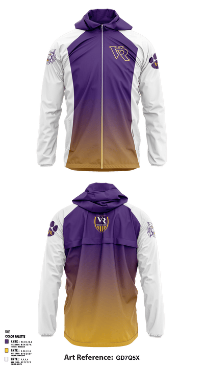 Villa Rica High School 21388731 Windbreaker - 1