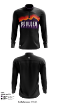 Boulder High School Boys Volleyball 67965053 Quarter Zip Jacket - 1