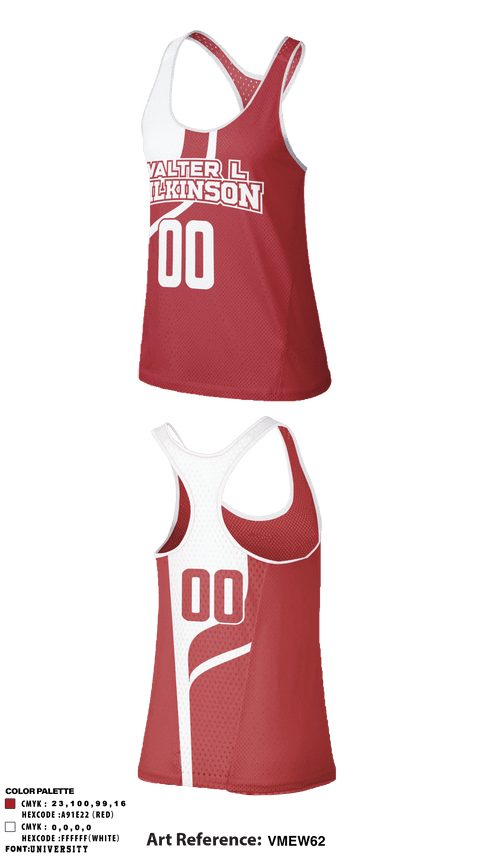 Women's Track Singlet, Walter L Wilkinson Middle School Track, Track & Field, Teamtime, Team time, sublimation, custom sports apparel, team uniforms, spirit wear, spiritwear, sports uniforms, custom shirts, team store, custom team store, fundraiser sports, apparel fundraiser