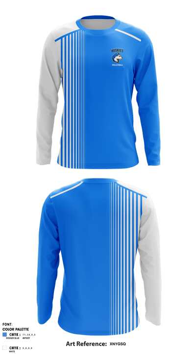 Florence High School Volleyball 47993172 Long Sleeve Performance Shirt - 1