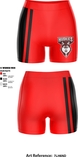 Women's Compression Shorts, Lisbon Central High School Cheer, Cheer, Teamtime, Team time, sublimation, custom sports apparel, team uniforms, spirit wear, spiritwear, sports uniforms, custom shirts, team store, custom team store, fundraiser sports, apparel fundraiser