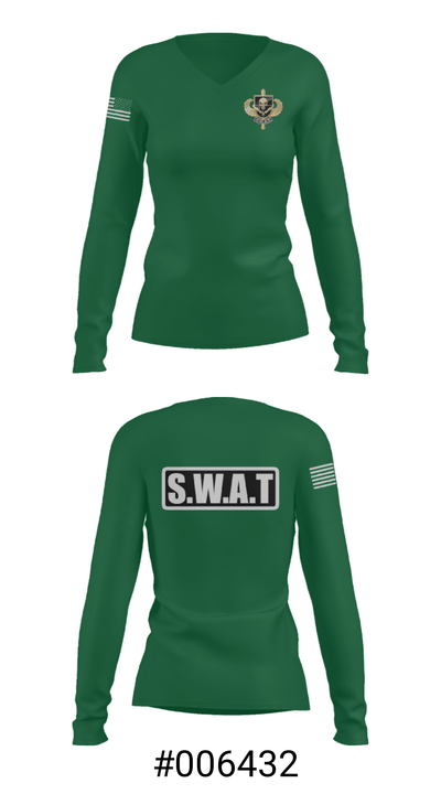 Delta 4 95824686 Women's Long Sleeve V-neck Shirt - 37