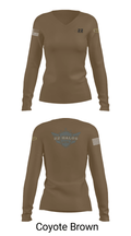 22 Halos 54349080 Women's Long Sleeve V-neck Shirt - 38