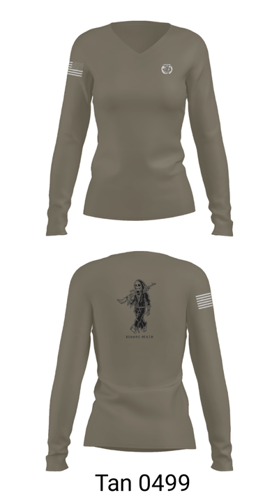 1/23 Carlos Company 14488903 Women's Long Sleeve V-neck Shirt - 46