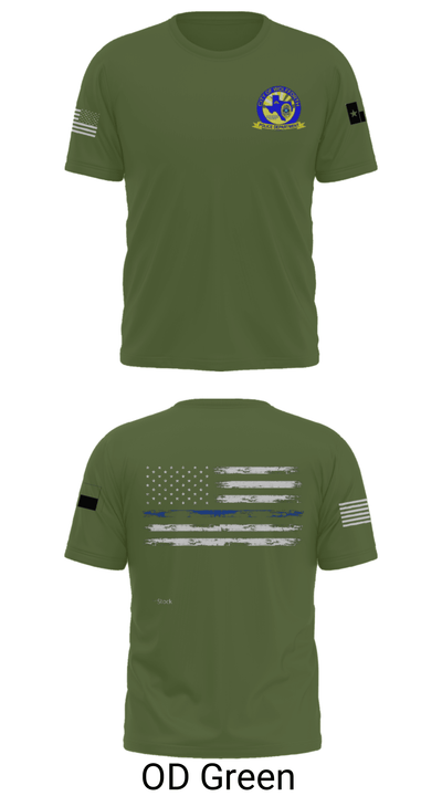 Wolfforth Police Department 44657535 Short Sleeve Performance Shirt - 34