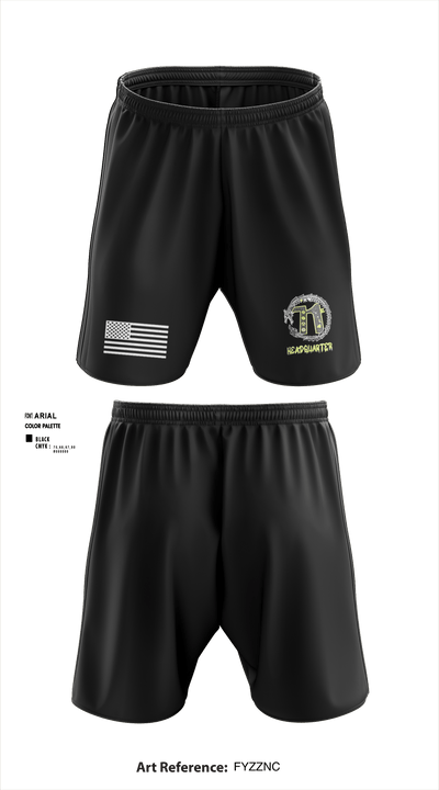 71st chemical company 62626351 Athletic Shorts With Pockets - 1