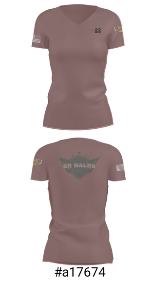 Women's Short Sleeve Vneck Shirt, , Army, Teamtime, Team time, sublimation, custom sports apparel, team uniforms, spirit wear, spiritwear, sports uniforms, custom shirts, team store, custom team store, fundraiser sports, apparel fundraiser