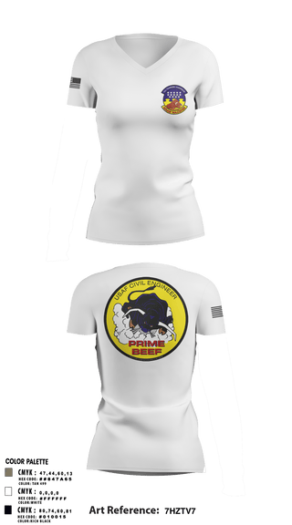 Women's Short Sleeve Vneck Shirt, 366 TRS, Air Force, Teamtime, Team time, sublimation, custom sports apparel, team uniforms, spirit wear, spiritwear, sports uniforms, custom shirts, team store, custom team store, fundraiser sports, apparel fundraiser