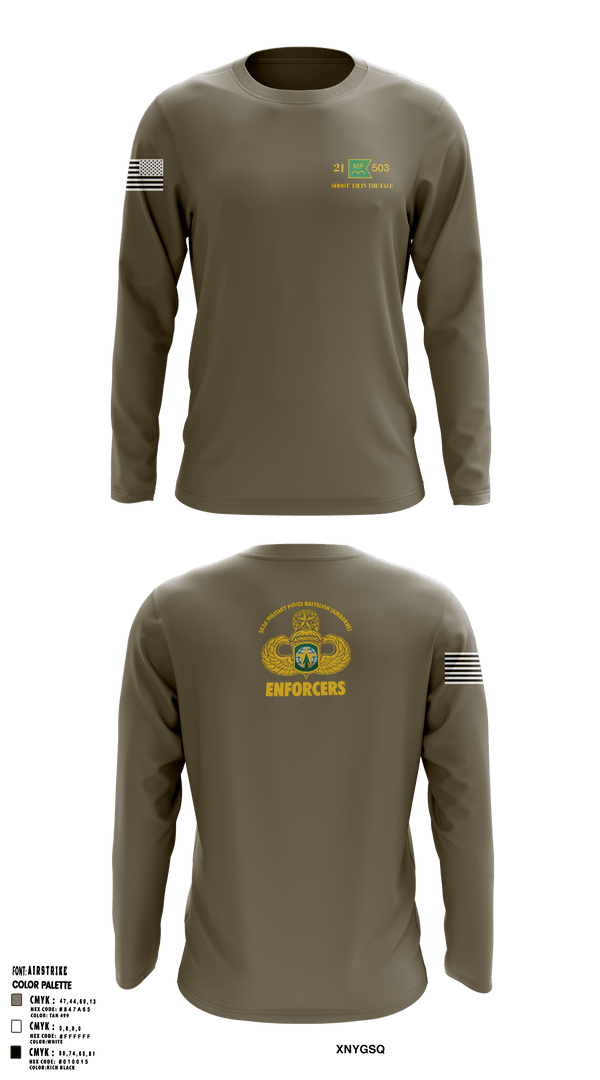Long Sleeve Performance Shirt, 21ST MILITARY POLICE COMPANY (AIRBORNE), Army, Teamtime, Team time, sublimation, custom sports apparel, team uniforms, spirit wear, spiritwear, sports uniforms, custom shirts, team store, custom team store, fundraiser sports, apparel fundraiser