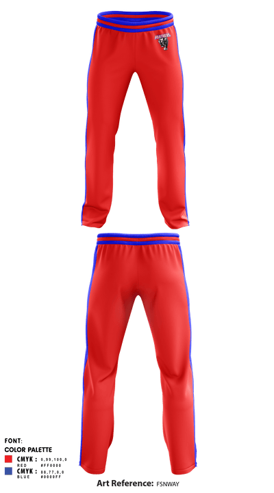 Campbell-Savona Senior High School Track 38592234 Sweatpants - 1