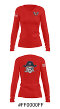 Habersham Central High School Cross Country 1890251 Women's Long Sleeve V-neck Shirt - 30