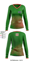 Breezy 2881977 Women's Long Sleeve V-neck Shirt - 1